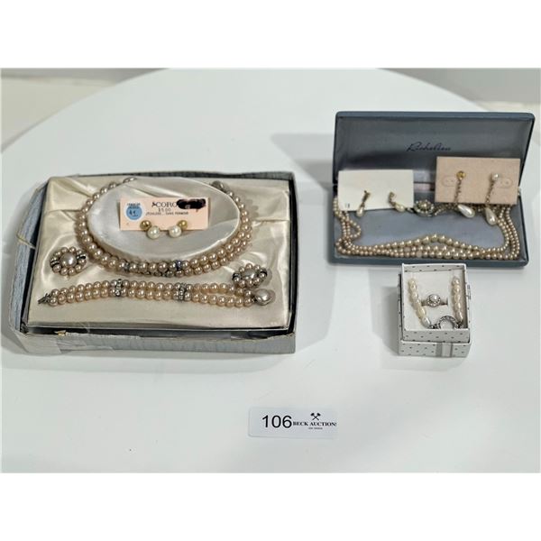 Assorted Peal Fashion Jewelry