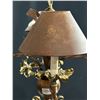 Image 2 : Gold and Brown Metal Chandelier