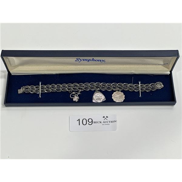 Sterling Silver Charm Bracelet
