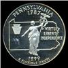 Image 1 : 1999S Pennsylvania 25c Proof Quarter Coin Graded ICG PR70 DCAM (COI-5414)