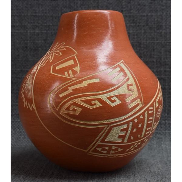 HOPI INDIAN POTTERY BOWL (POLACCA)