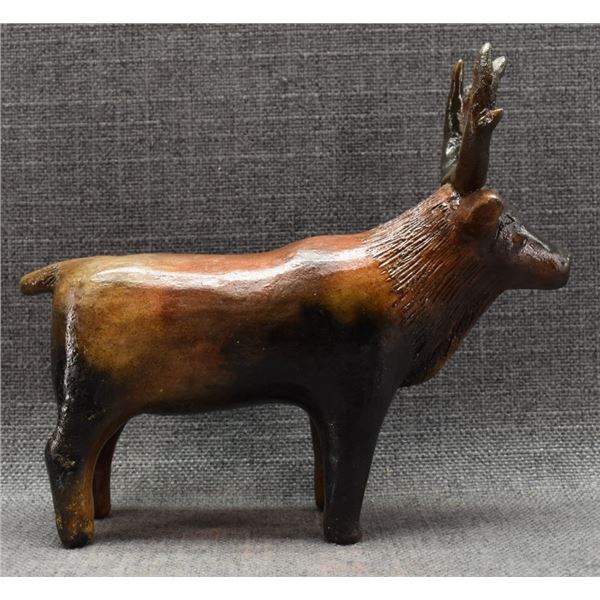 NAVAJO INDIAN POTTERY ELK (L BEN)