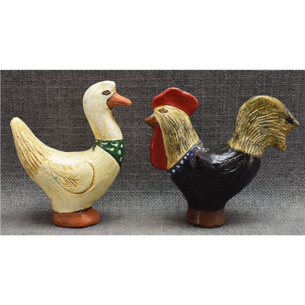 NAVAJO INDIAN POTTERY BIRDS (L BEN)