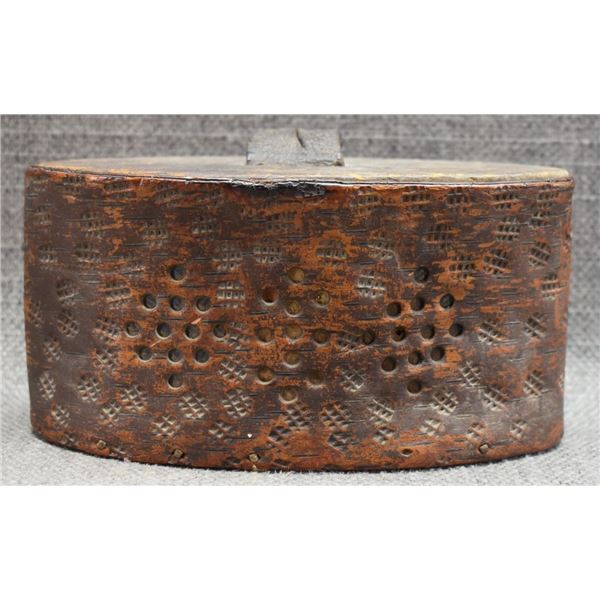 WOODLANDS INDIAN BIRCH BARK CONATINER