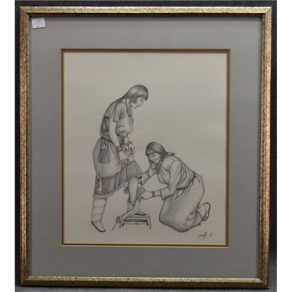 HOPI INDIAN PAINTING (NEIL DAVID)