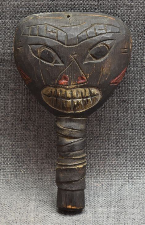 HAIDA/ TSIMSHIAN INDIAN RATTLE