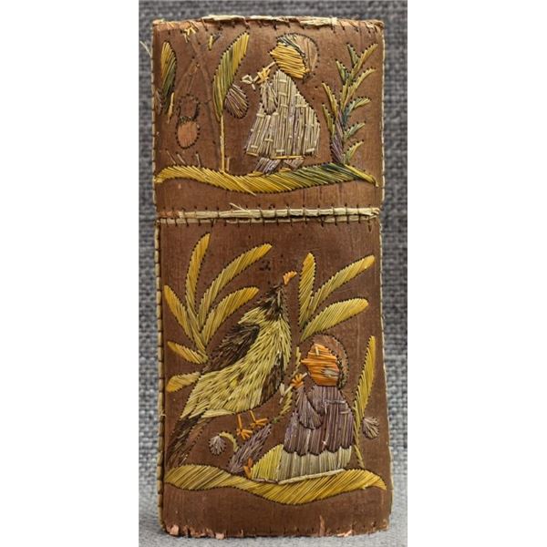 WOODLANDS INDIAN  BARK CONTIANER