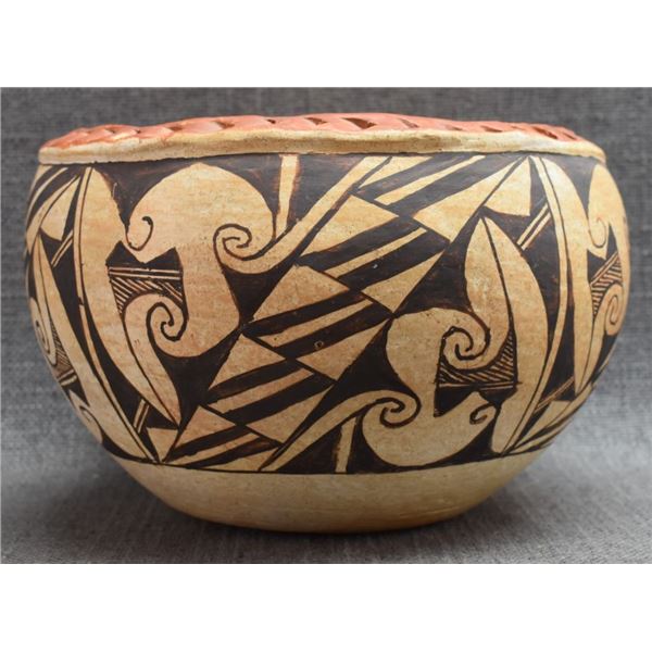 ACOMA INDIAN POTTERY BOWL