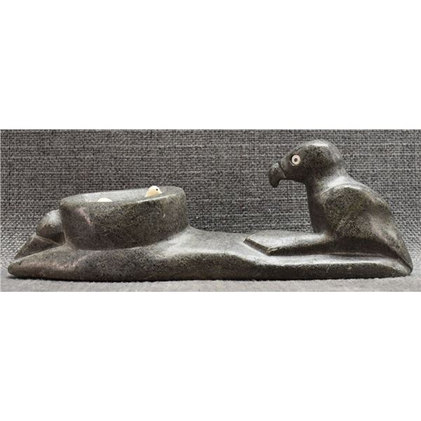 ESKIMO INDIAN SOAP STONE CARVING