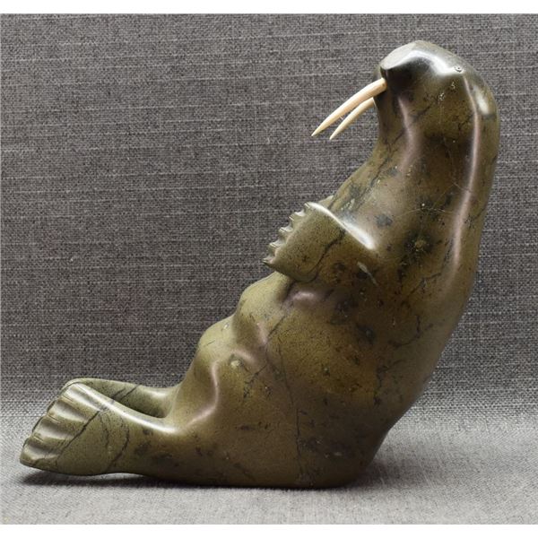 ESKIMO INDIAN STONE SCULPTURE