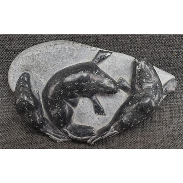 ESKIMO INDIAN STONE SCULPTURE