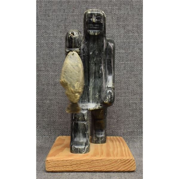 ESKIMO INDIAN STONE SCULPTURE