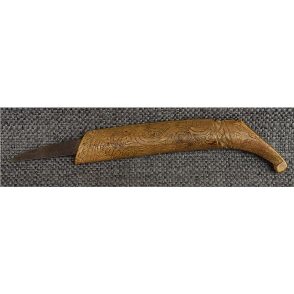 WOODLANDS INDIAN CROOKED KNIFE