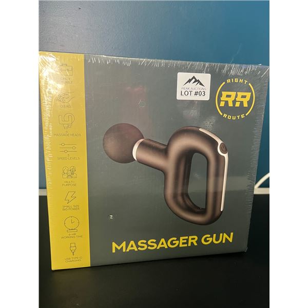 Lot of 1 Handheld Deep Tissue Portable/Rechargeable Massage Gun