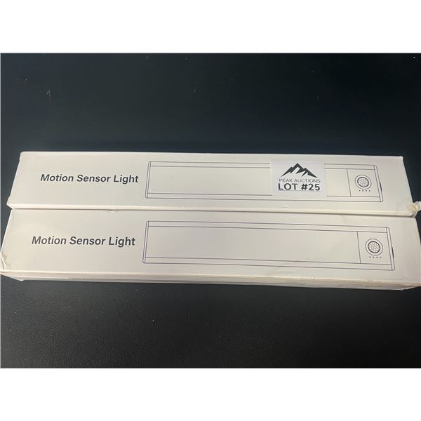 Lot of 2 Packs of Motion Sensor Rechargeable Lights (2pcs per pack)