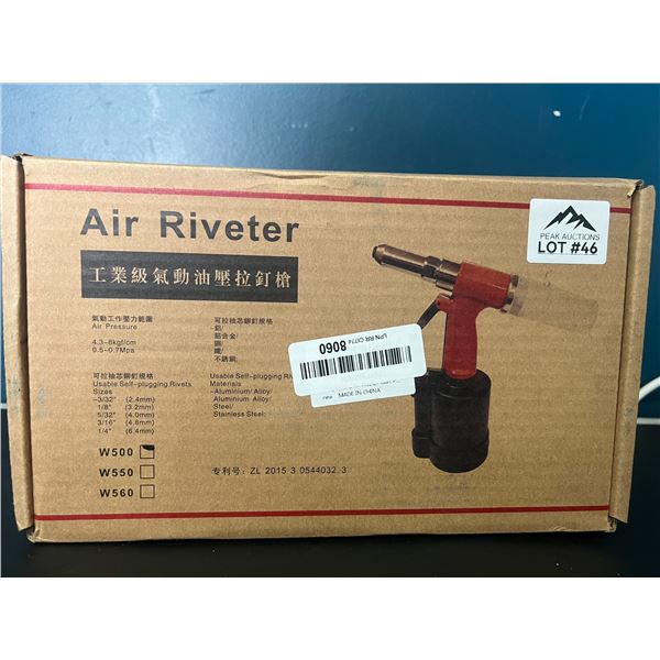 Lot of 1 Air Riveter Tool