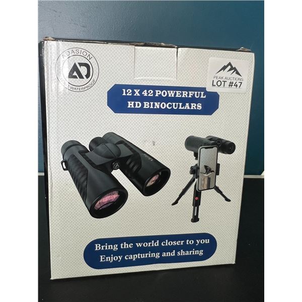 Lot of 1 HD Binoculars w/ Tripod Stand for Smartphones