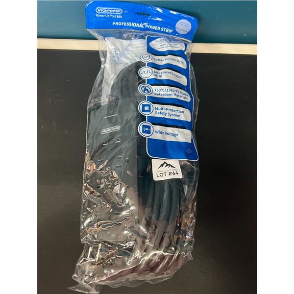 Lot of 1 Power Strip/Surge Protector w/ Mutliple Outlets & USB Ports