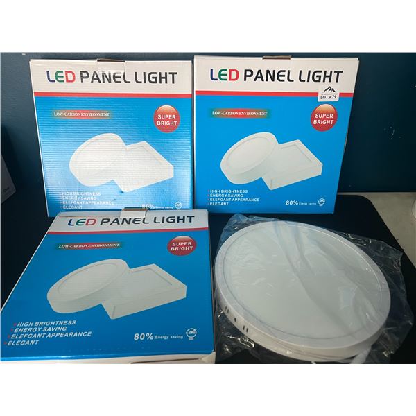 Lot of 2 LED Panel Lights