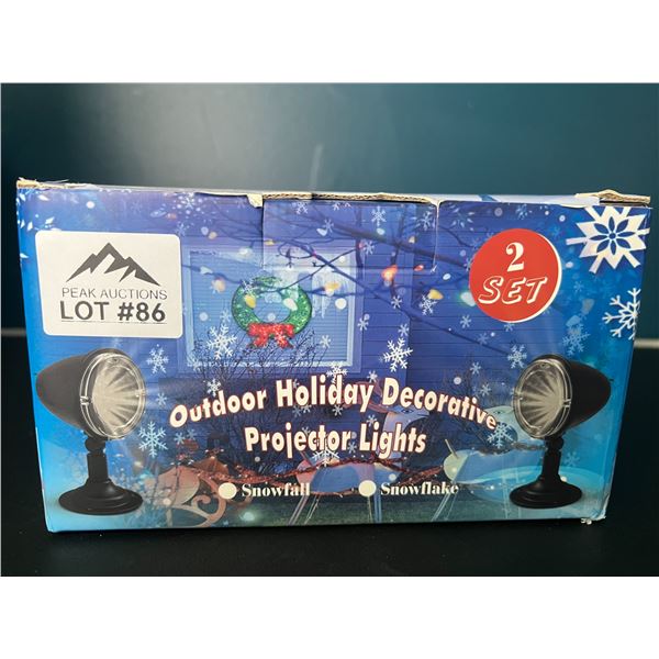 Lot of 1 Outdoor Holiday Projector Light - 2PCS