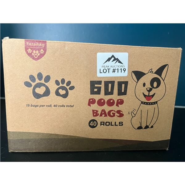 Lot of Dog Waste Bags - 600 Count