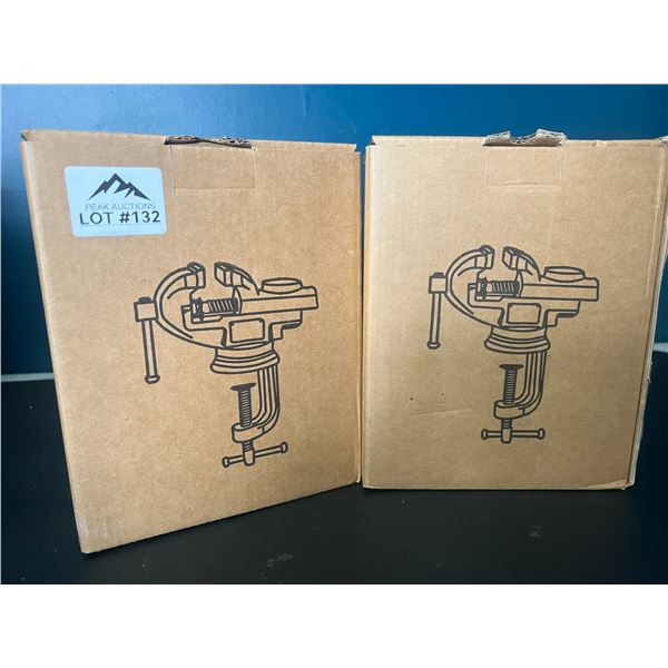 Lot of 2 Bench Vices - 2.5inch - Black