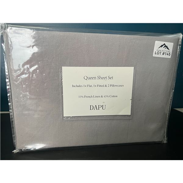 Lot of 1 Queen Sheet Set - Grey