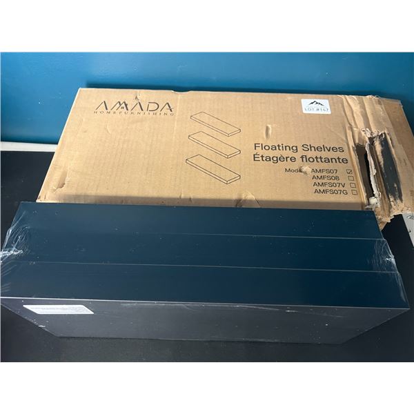 Lot of Floating Wall Shelves (3pack) - Black