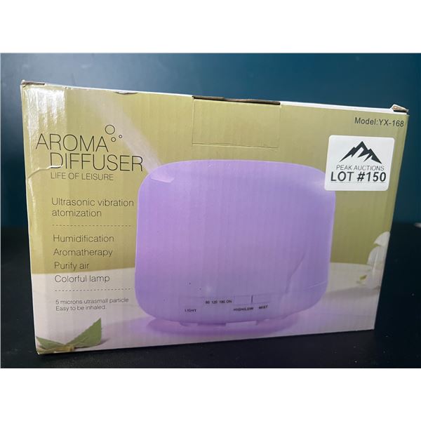 Lot of 1 Aroma Diffuser w/ LED Colour Options