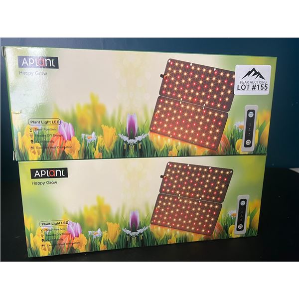 Lot of 2 LED Plant Grow Lights for Indoor Plants