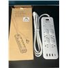Image 1 : Lot of 1 Power Strip/Surge Protector w/ Mutliple Outlets & USB Ports