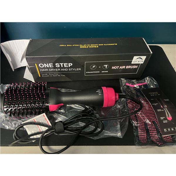 Lot of 1 Hot Air Brush - One-Step Hair Dryer & Styler Tool
