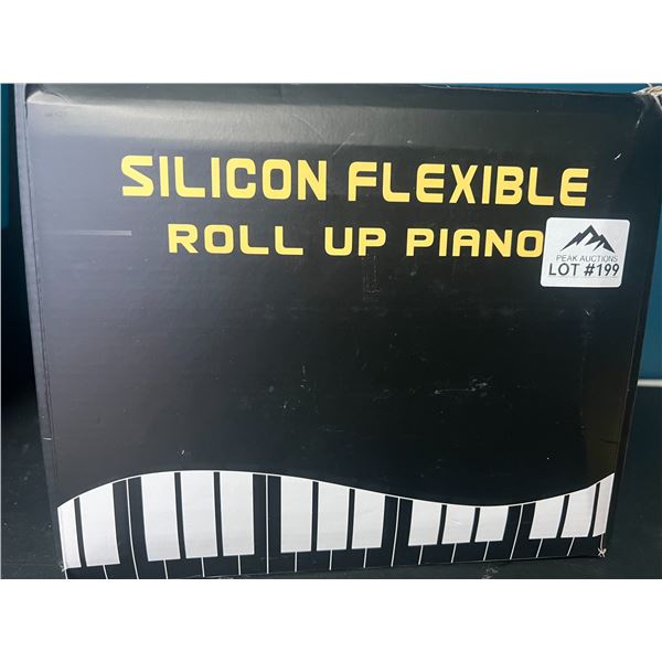 Lot of 1 Silicon Flexible Roll-Up Piano