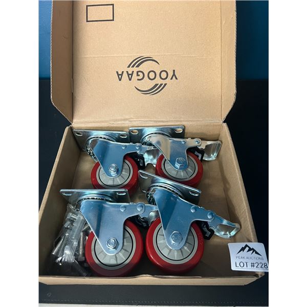 Lot of Swivel Caster Wheels - 4pack