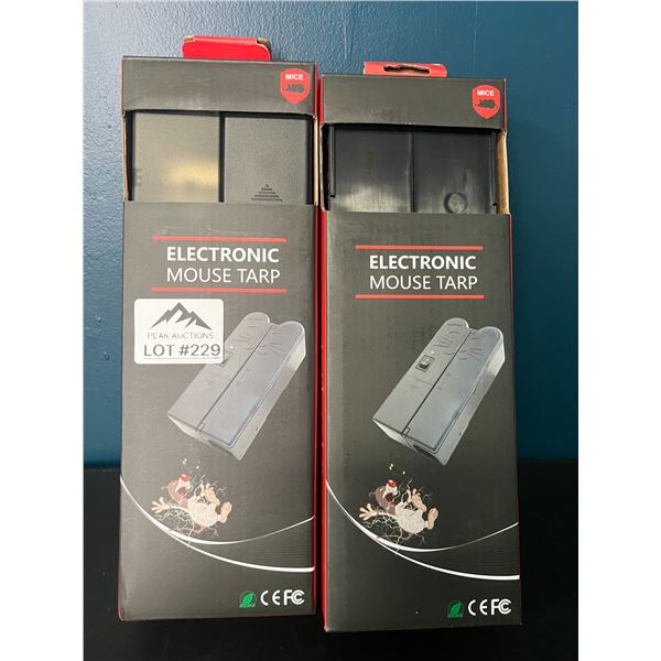 Lot of 2 Electronic Mouse Traps