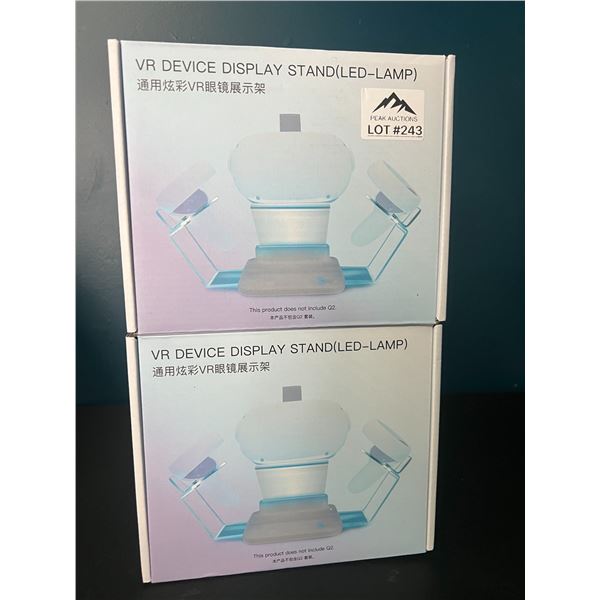 Lot of 2 VR Device Display Stands
