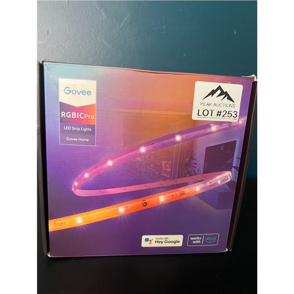 Lot of 1 Govee WiFi RGB Smart LED Strip Lights (16.4FT)