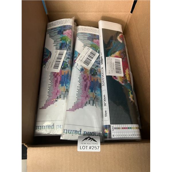 Lot of 11 Assorted Diamond Dots/Diamond Art Painting Sets