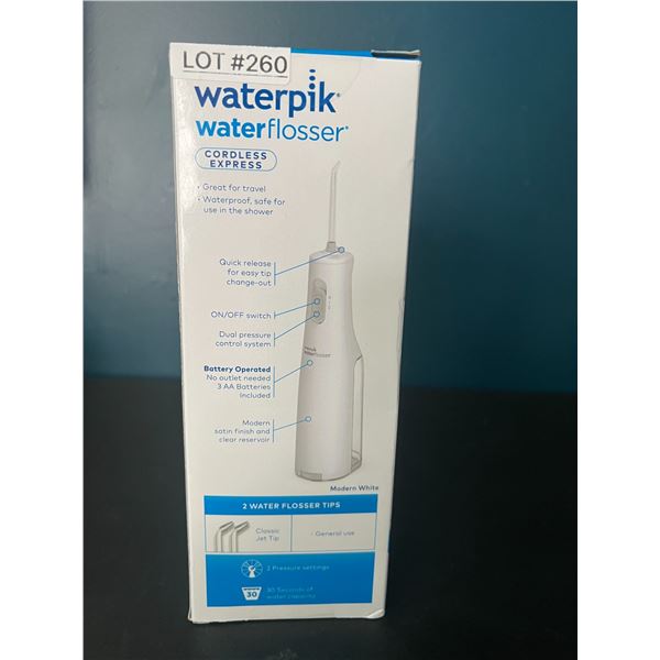 Lot of 1 Waterpik Cordless Water Flosser/Oral Irrigator