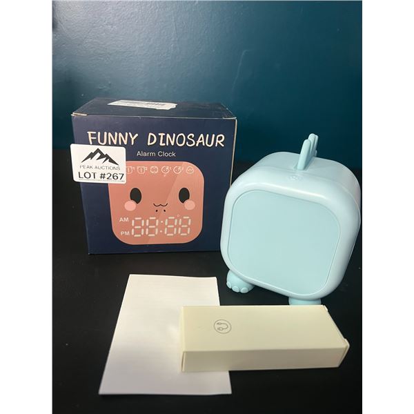 Lot of 1 Funny Dinosaur Digital Alarm Clock