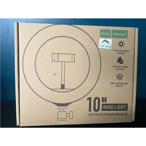 Lot of 1 10-Inch LED Ring Light
