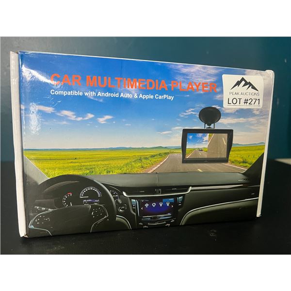 Lot of 1 Car Multimedia Player w/ Android Auto & Apple CarPlay