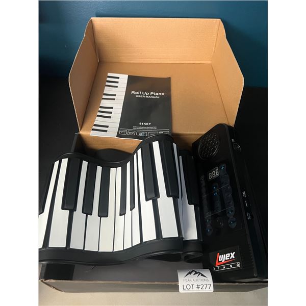 Lot of 1 Silicon Flexible Roll-Up Piano