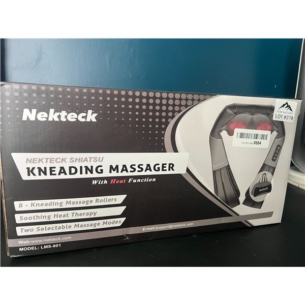 Lot of 1 Shiatsu Neck Massager w/ Heat & Kneading