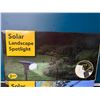 Image 2 : Lot of 2 Packs of Solar Landscape Spotlights (2 per box)