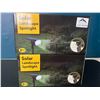 Image 1 : Lot of 2 Packs of Solar Landscape Spotlights (2 per box)