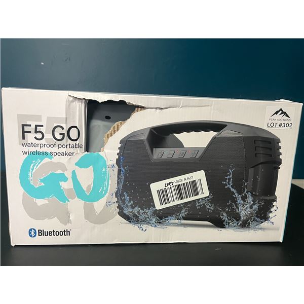 Lot of 1 F5 Go Waterproof Portable Wireless Bluetooth Speaker