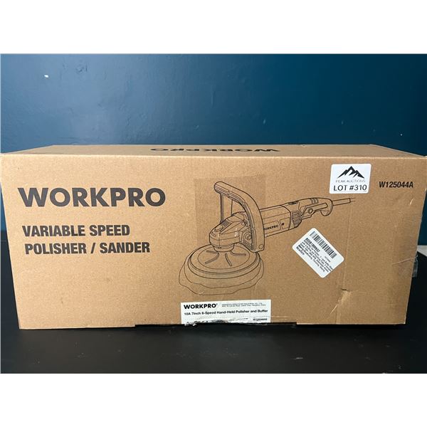 Lot of 1 Workpro 7-Inch 6-Speed Handheld Polisher/Sander/Buffer
