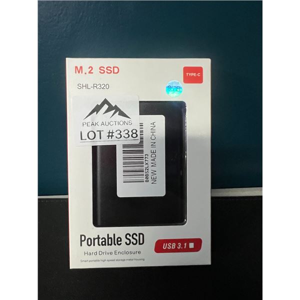 Lot of 1 Portable Hard Drive - 8TB - Black