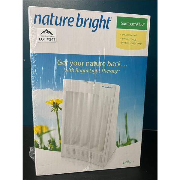 Lot of 1 Nature Bright SunTouchPlus 10,000 LUX Bright Light Therapy Lamp